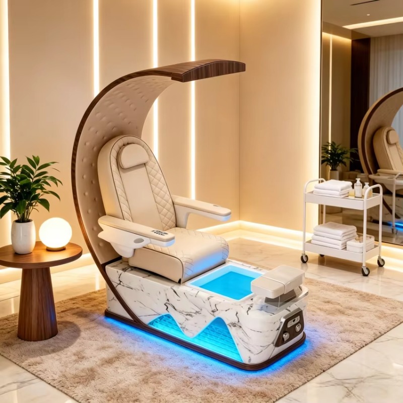 Wellness Spa With Hotel - Роскошное электрическое массажное кресло для педикюра,