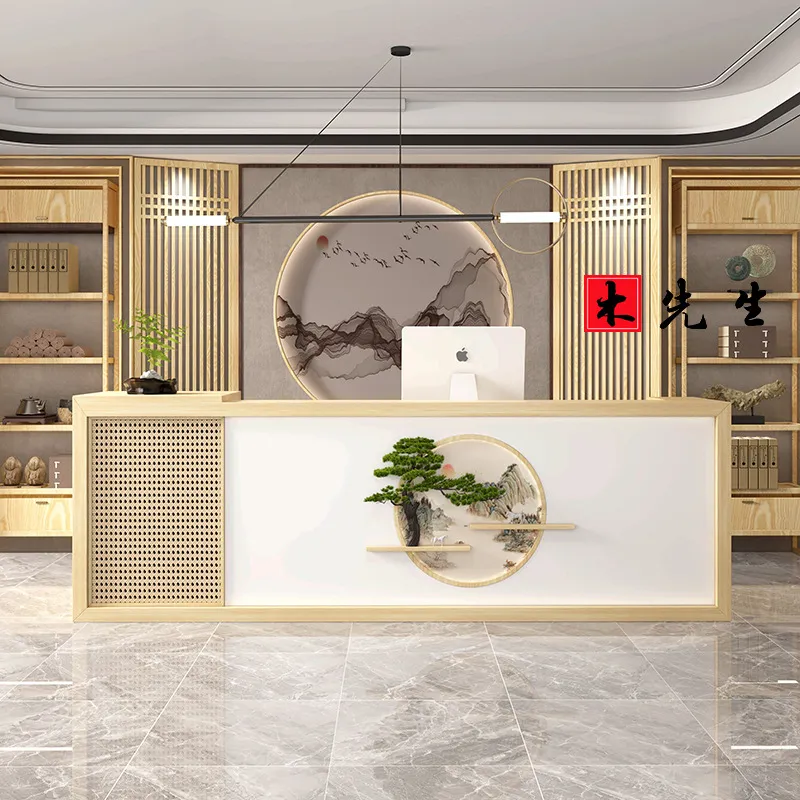 Стойка ресепшн из массива дере – обзор и цена Wellness Spa With Hotel