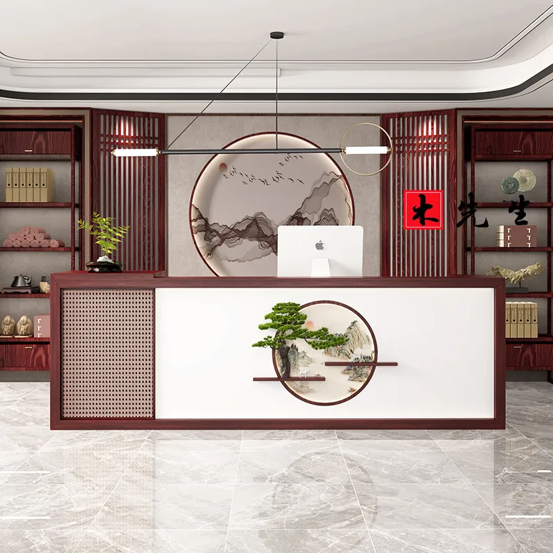 Стойка ресепшн из массива дере – обзор и цена Wellness Spa With Hotel